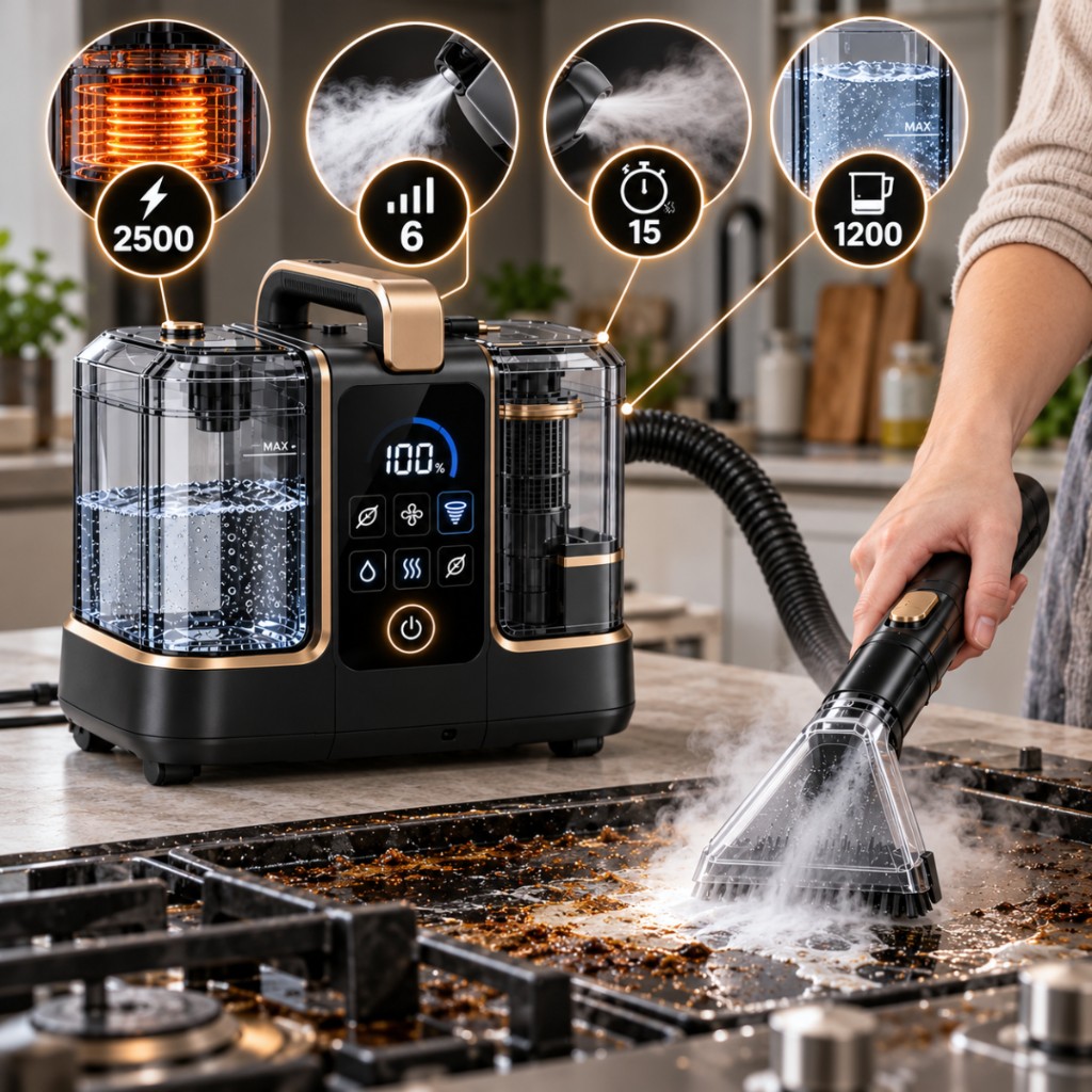 Stervion™ rimuove il grasso incrostato sui fornelli